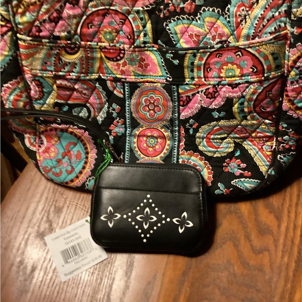 Wallet - Black with beads. - Picture 4 of 4